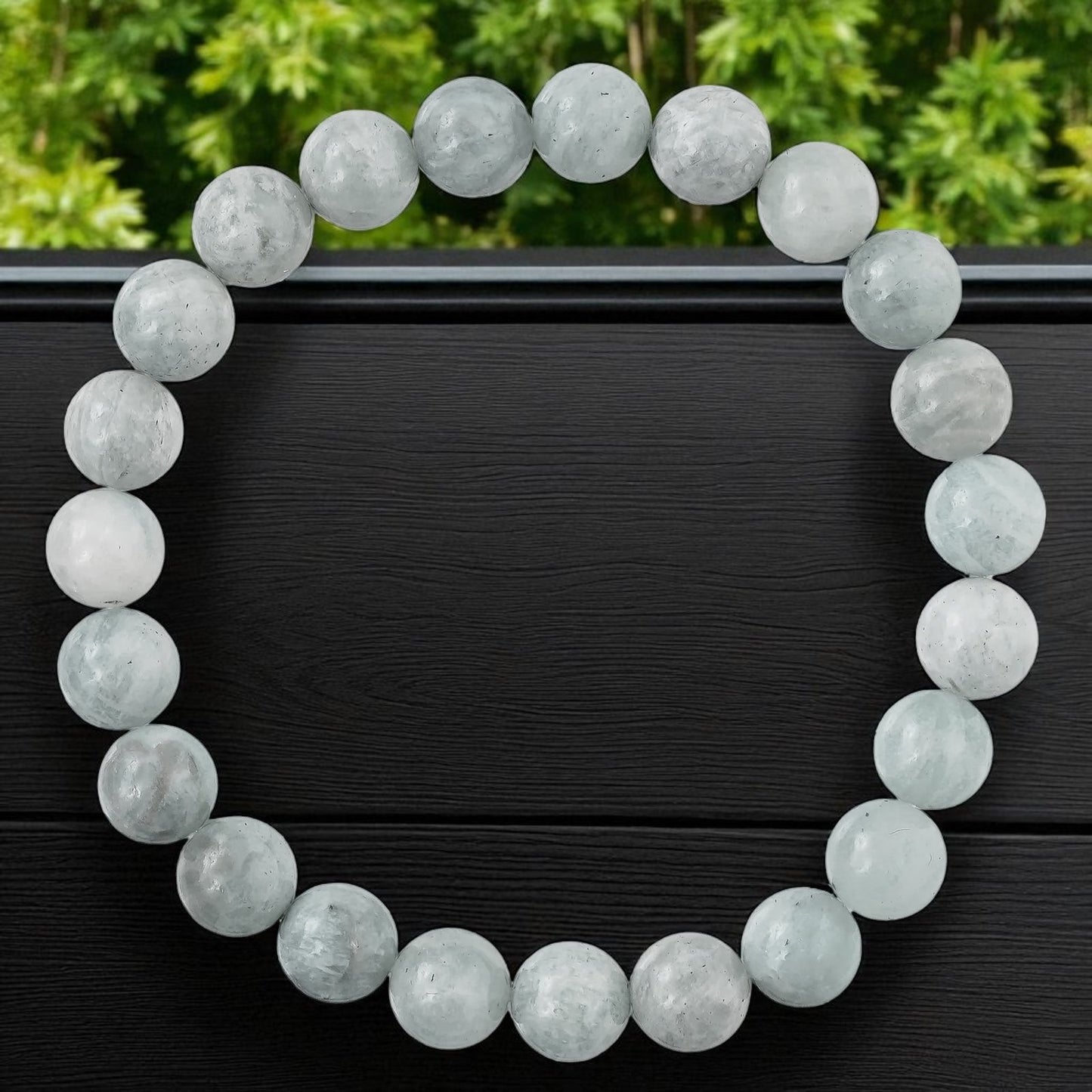 Amazonite Bracelet – Natural Stone Stretchable Beaded Bracelet for Calming Energy, Truth & Inner Harmony