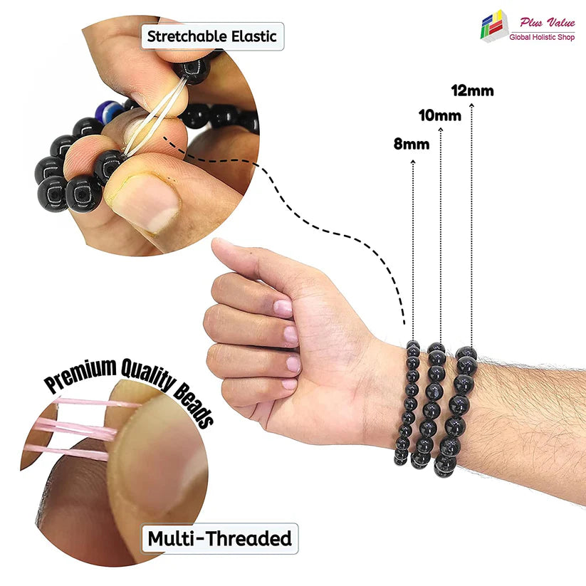 Natural Black Lava Stone Bracelet