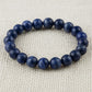Blue Sodalite Bracelet – Natural Stone Stretchable Beaded Bracelet for Mental Clarity, Communication & Inner Peace(Unisex 8mm Gemstone
