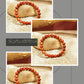 BLUNERA Red Jasper Natural Stone Bracelet – Natural Stone Stretchable Beaded Bracelet for Strength, Grounding & Vitality