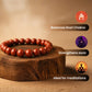 BLUNERA Red Jasper Natural Stone Bracelet – Natural Stone Stretchable Beaded Bracelet for Strength, Grounding & Vitality