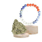 BLUNERA™ Aries Zodiac (Mesh Rashi) Healing Crystal Bracelet For Strength, Health & Prosperity  Comes with FREE Natural Pyrite Stone