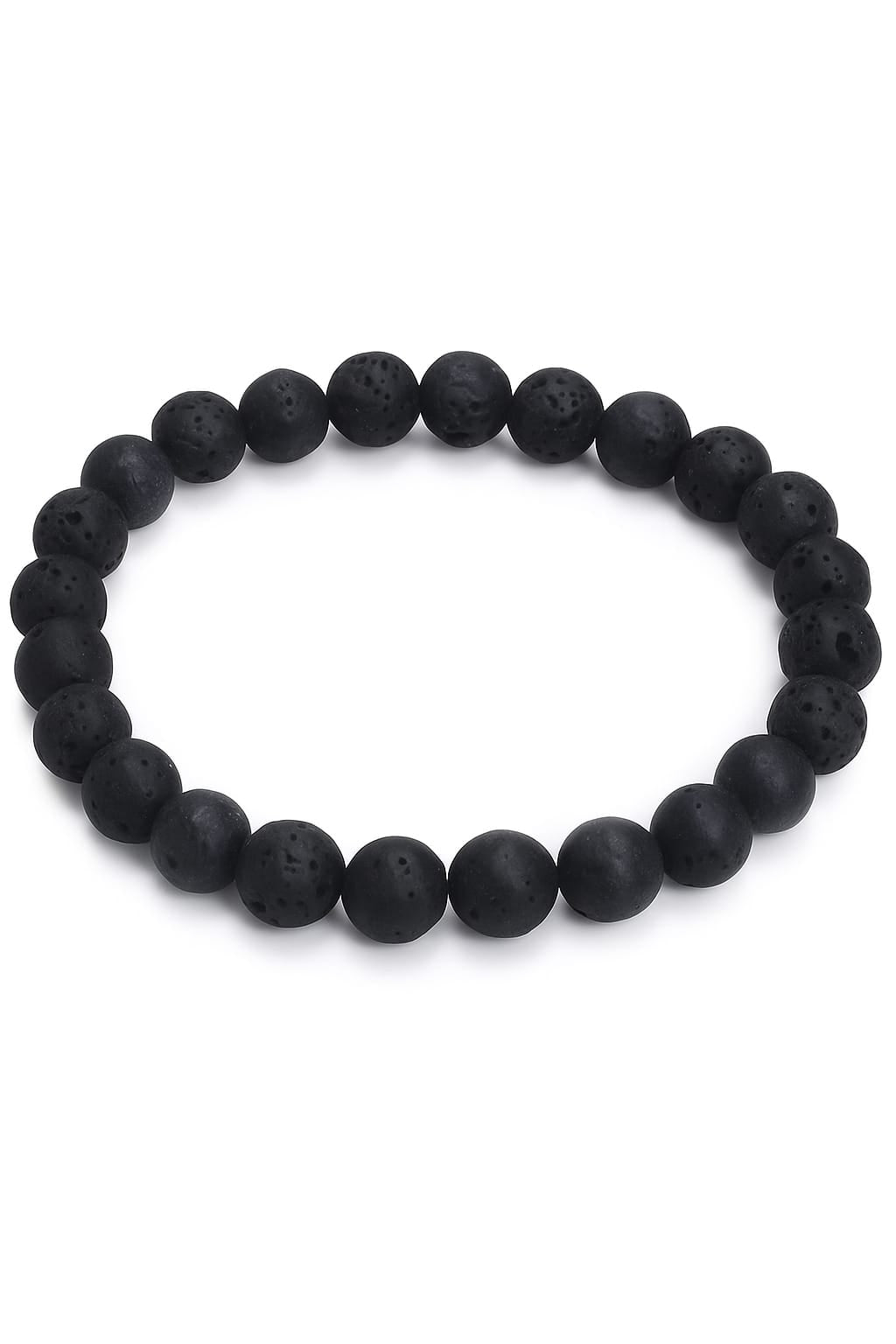Natural Black Lava Stone Bracelet