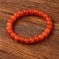 Carnelian Bracelet – Natural Stone Stretchable Beaded Bracelet for Energy, Motivation & Creativity(8mm Gemstone Beaded Stechable)